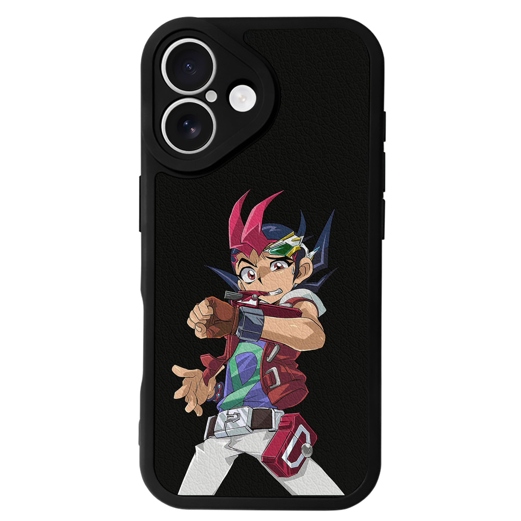 遊☆戯☆王 Yu-Gi-Oh! 【iPhone 16シリーズ対応】シリコンスマホケース（レザー調） 材質：シリコン